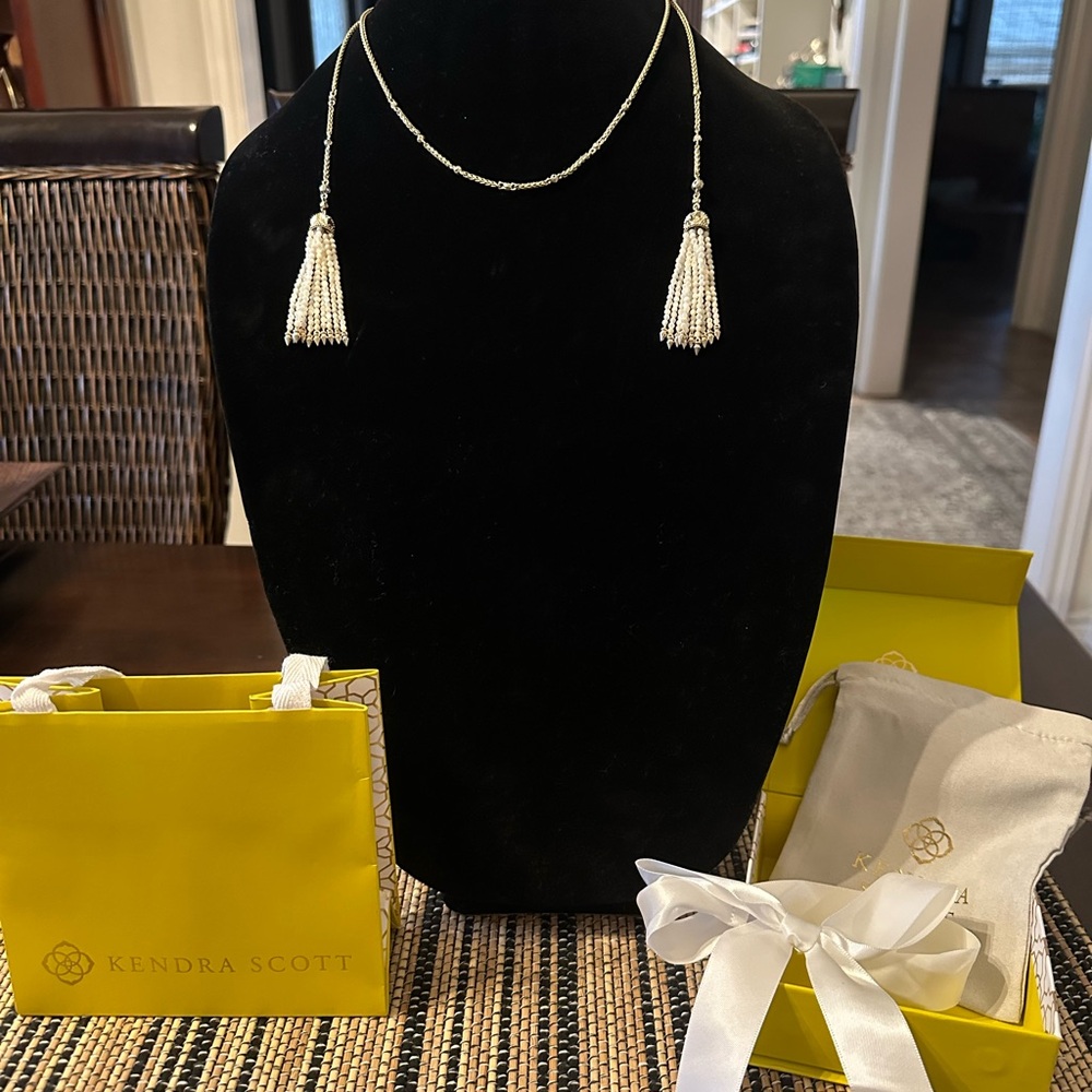 Kendra Scott Gold Tassel Necklace